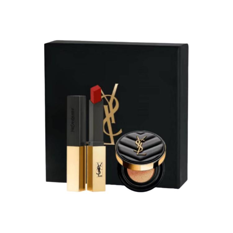 

SAINT LAURENT Набор косметики gold bar легко растушевывается стойкий маскирующий gold bar для вечернего наряда + образец черной кожи