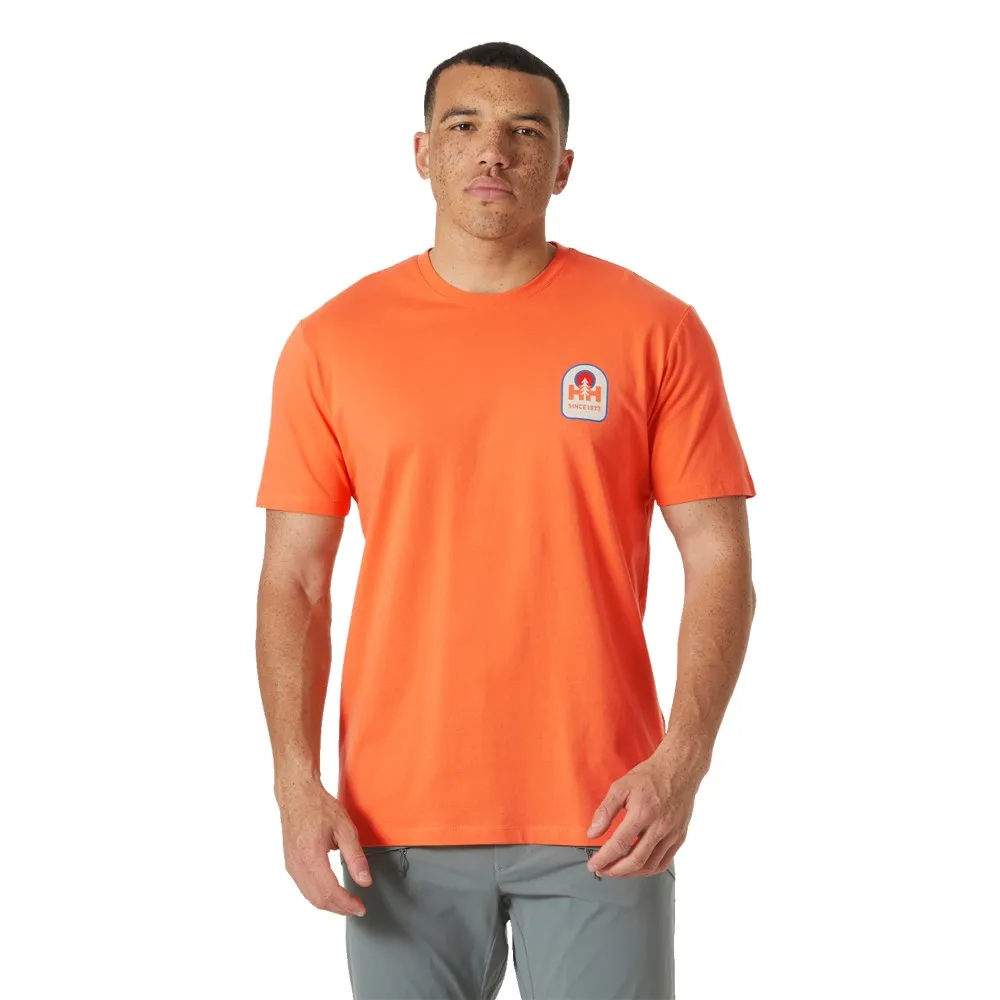 

Футболка с коротким рукавом Helly Hansen Massif Graphic, оранжевый