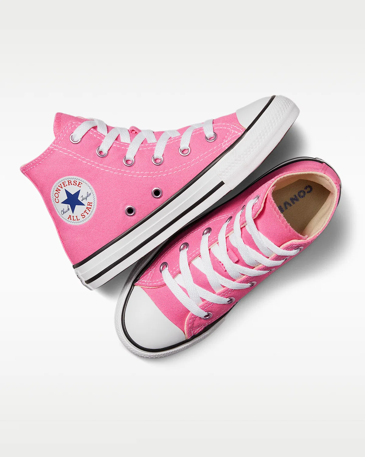 Детские кроссовки Converse Chuck Taylor All Star High Top, Pink — фото 4