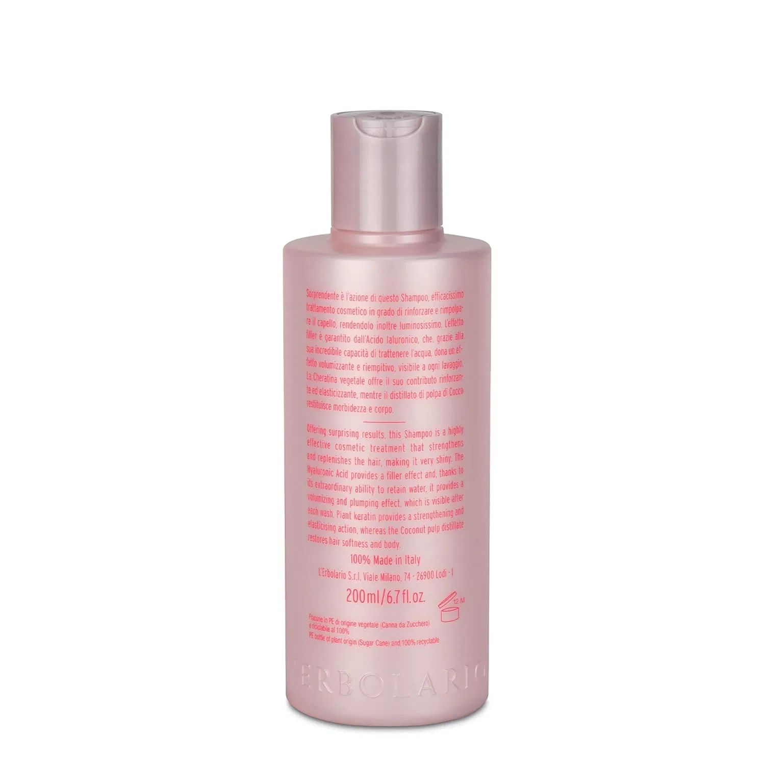 Шампунь для объема с гиалуроновой кислотой «Hyaluronic Acid Volume Shampoo» от L'Erbolario L'Erbolario — фото 2