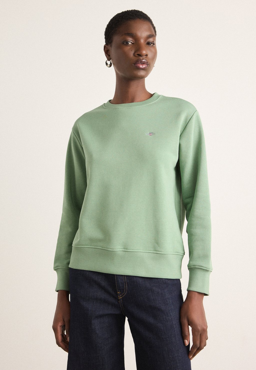 

Толстовка SHIELD C NECK GANT, зеленый