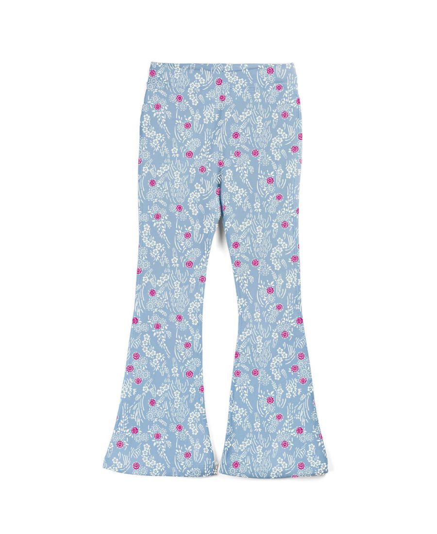 

Детские леггинсы-клеш из органического хлопка, произведенного в соответствии с принципами справедливой торговли, для йоги Mightly, Cherry blossom