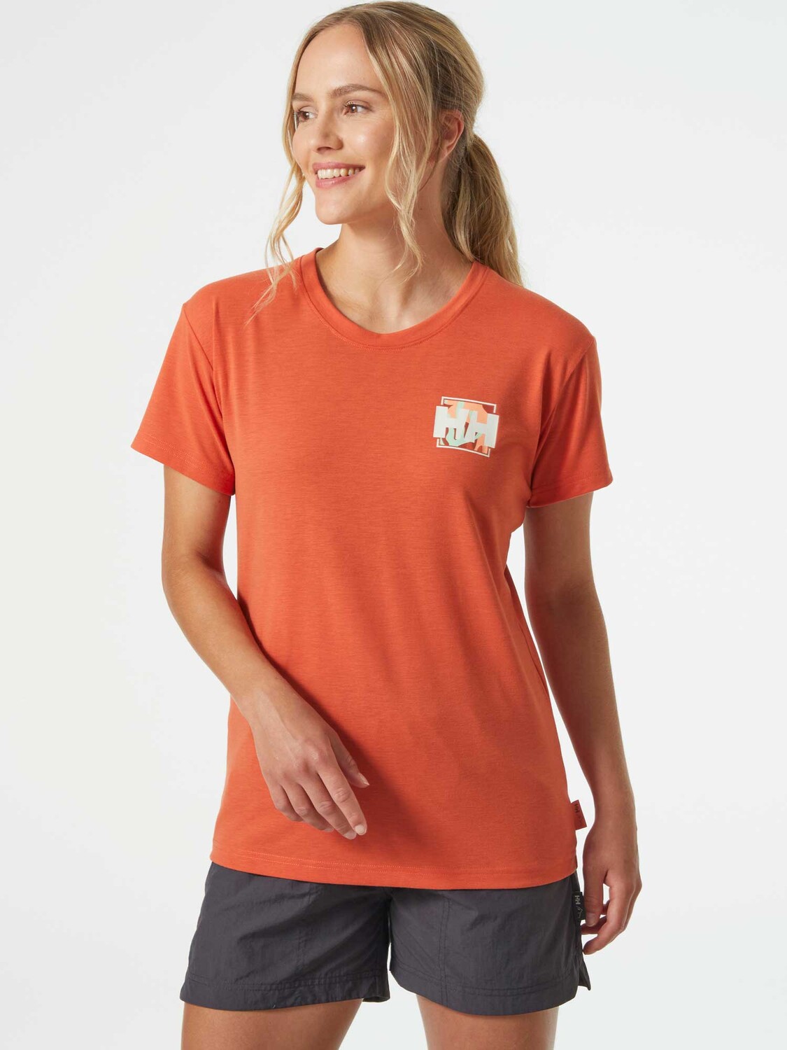 

Футболка Helly Hansen W SKOG RECYCLED GRAPHIC, оранжевый