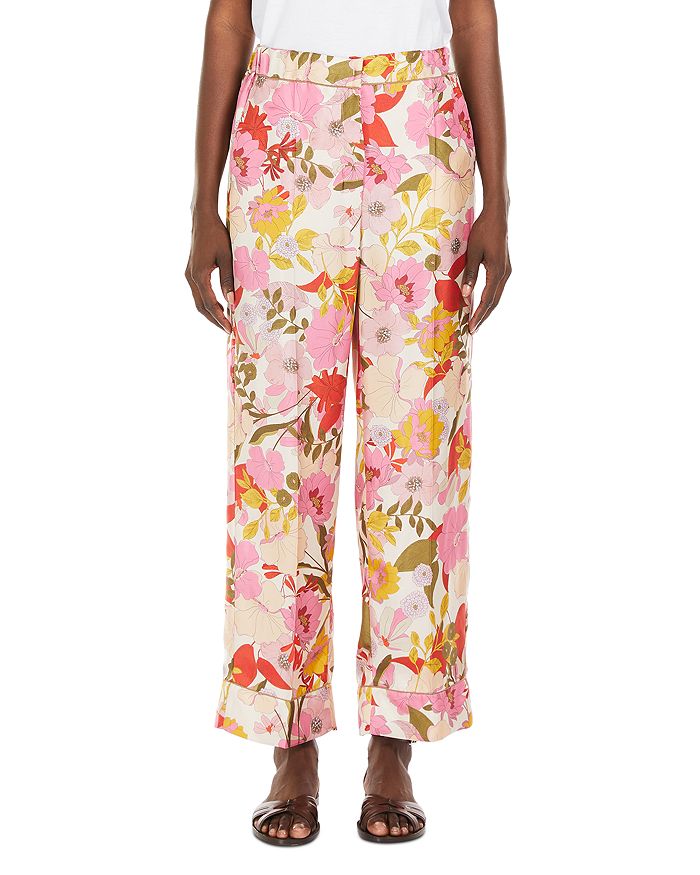 

S Max Mara Брюки из шелка Leda Max Mara, розовый