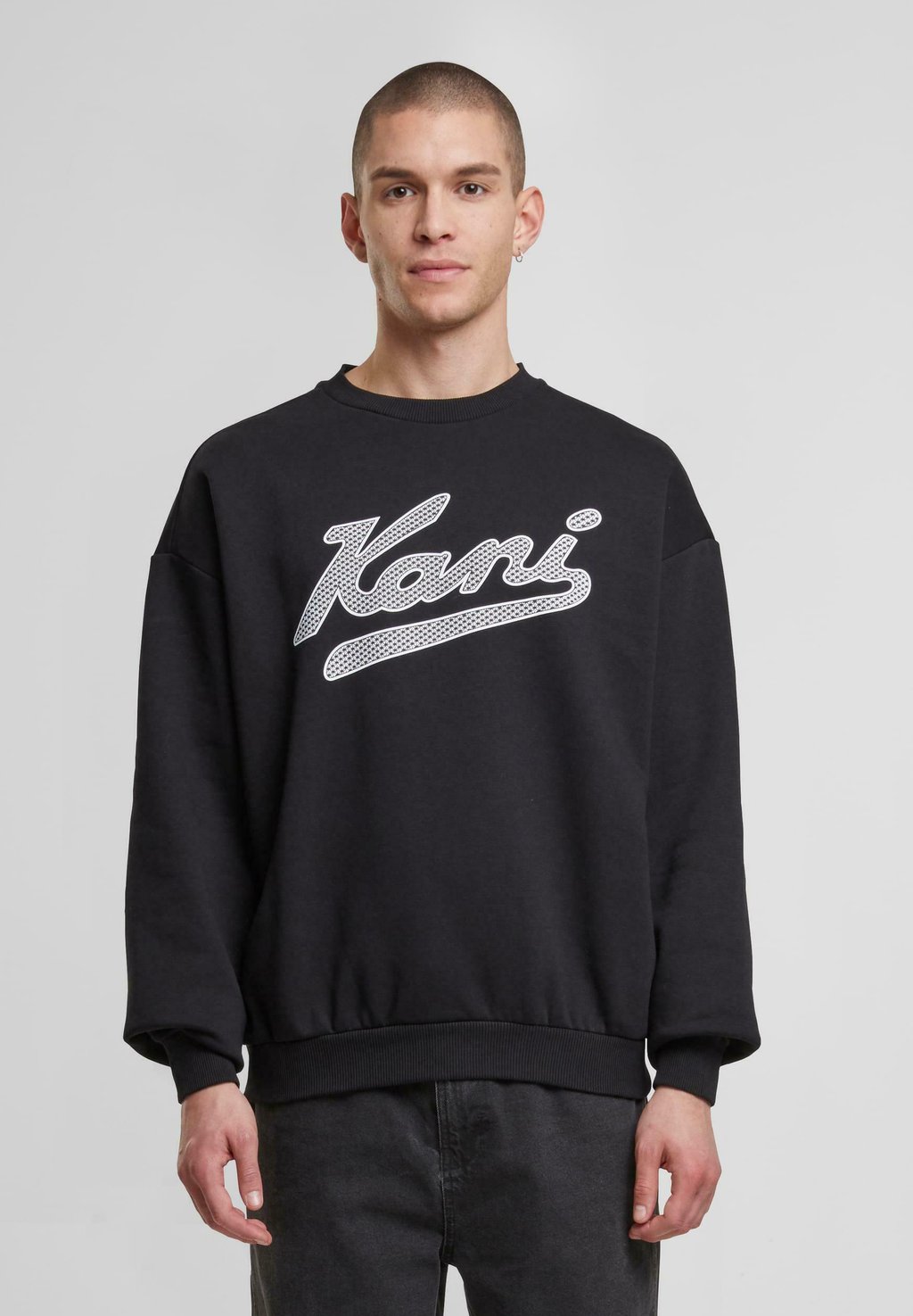 

Толстовка VARSITY PALM CREWNECK Karl Kani, черный