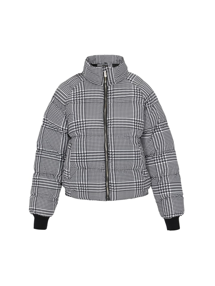 

Женская куртка черно-белого цвета faina