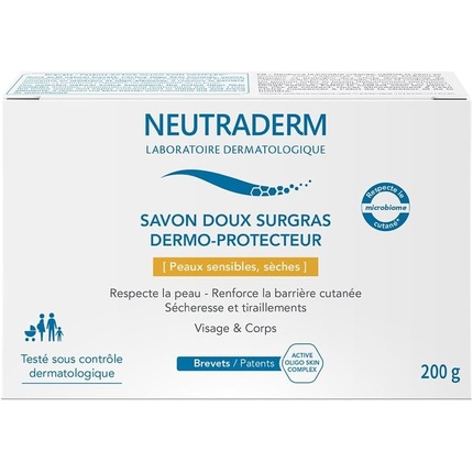 

Ультра-насыщенное мягкое мыло дермо-защитное 200 г Neutraderm