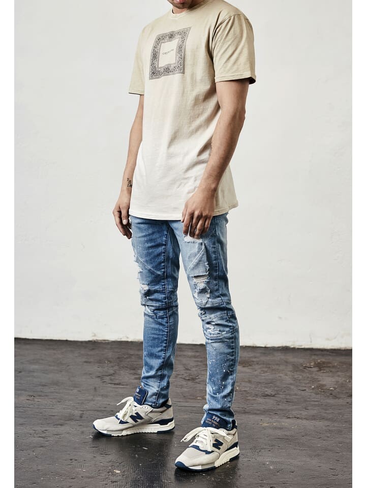

Джинсы Cayler & Sons, цвет distressed light blue/white