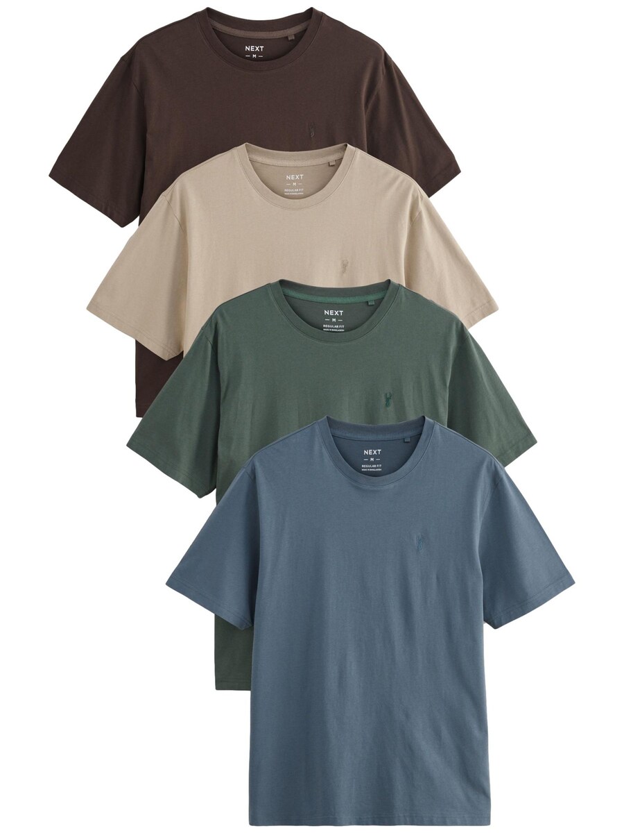 

Рубашка Next, цвет Beige/Blue/Dark brown/Dark green