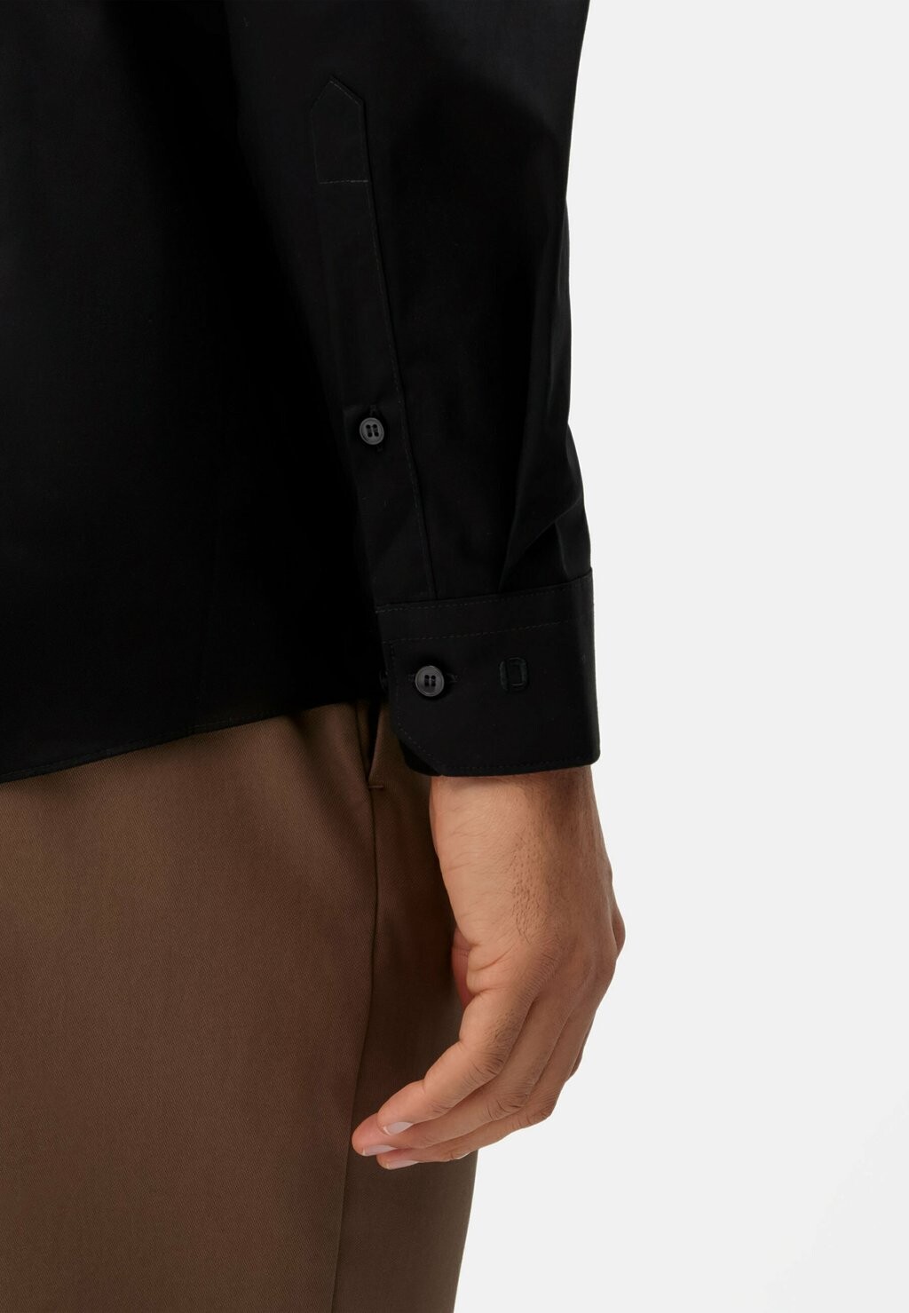 

Деловая рубашка Super Slim Fit OLYMP, черная
