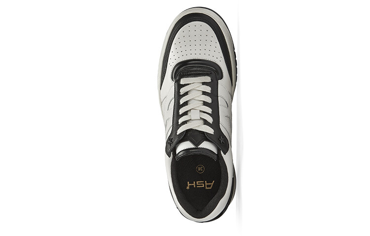 Кроссовки ASH Blake Lace-up Leather Sneakers, белый — фото 4
