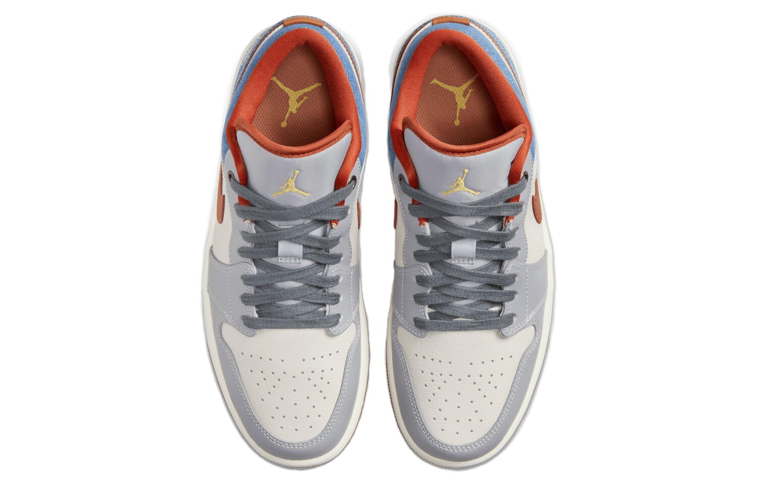 Женские кроссовки Jordan Air Jordan 1 для скейтбординга, Синий/Белый — фото 4