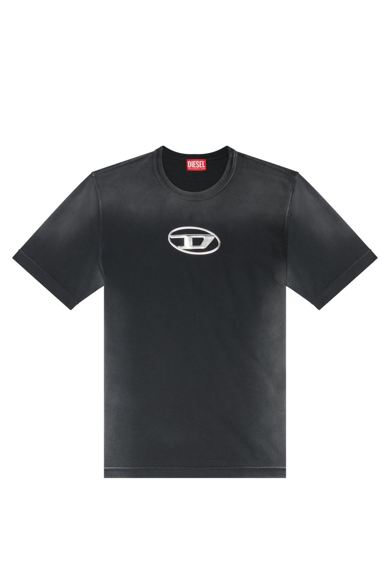 Футболка Мужские футболки Diesel, black — фото 3