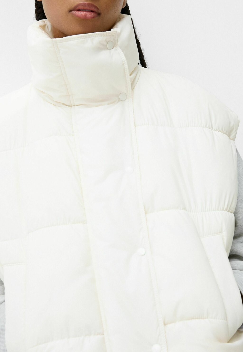 

Жилет OVERSIZE Bershka, белый