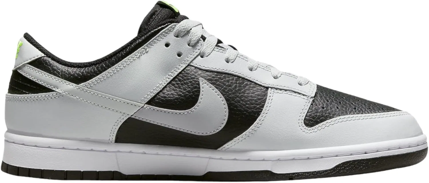 Кроссовки мужские Nike Dunk Low, цвет Black/Photon Dust/Volt/White — фото 2