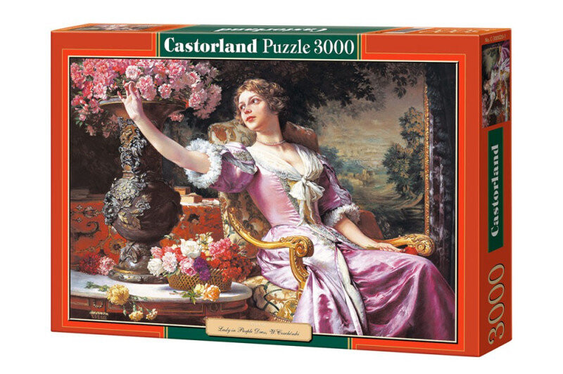 

Касторланд, пазл, Женщина в фиолетовом платье, В.Чахурский, 3000 шт. Castorland