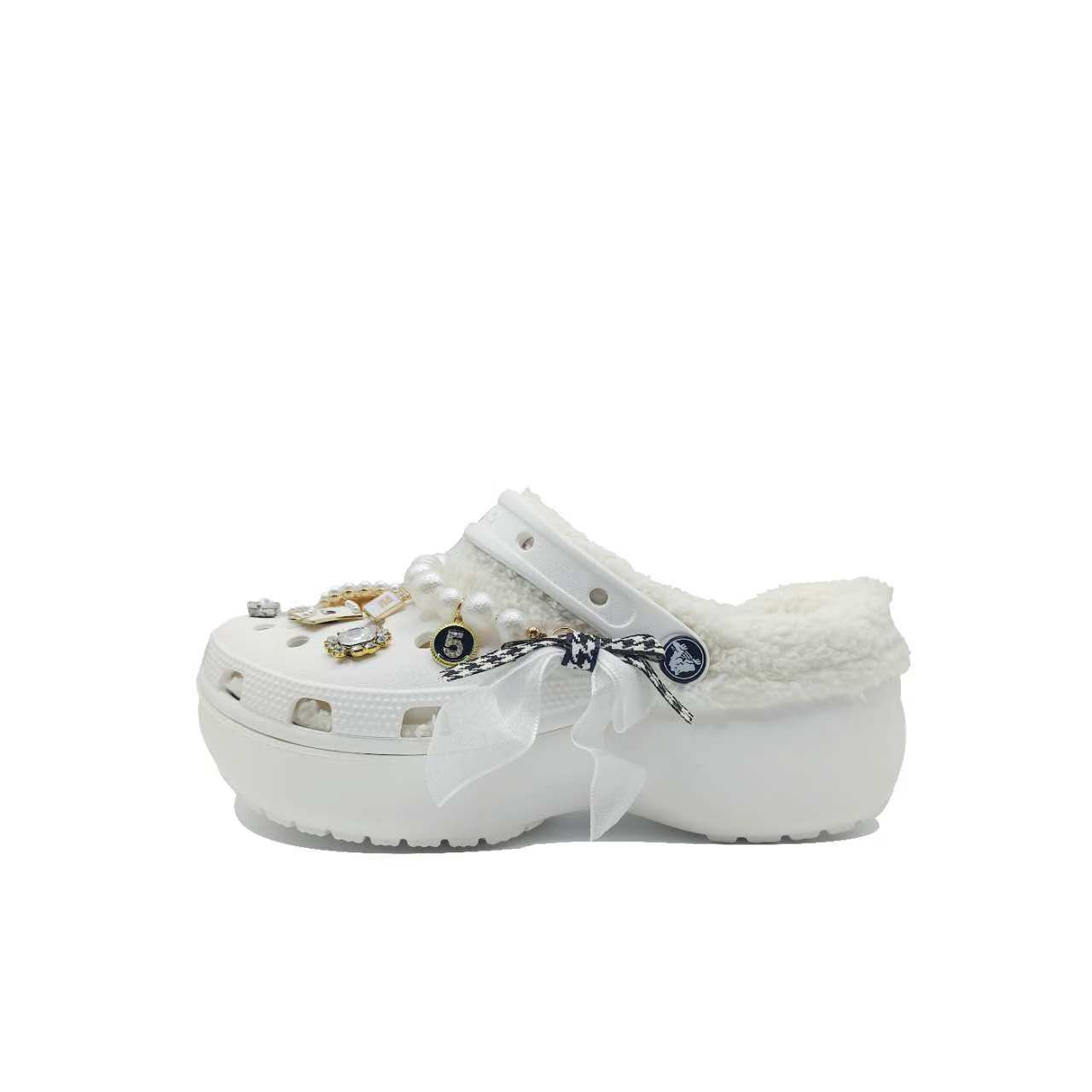 Классические кроксы Thousand Gold Size Sister MH Plan Женские белые Crocs