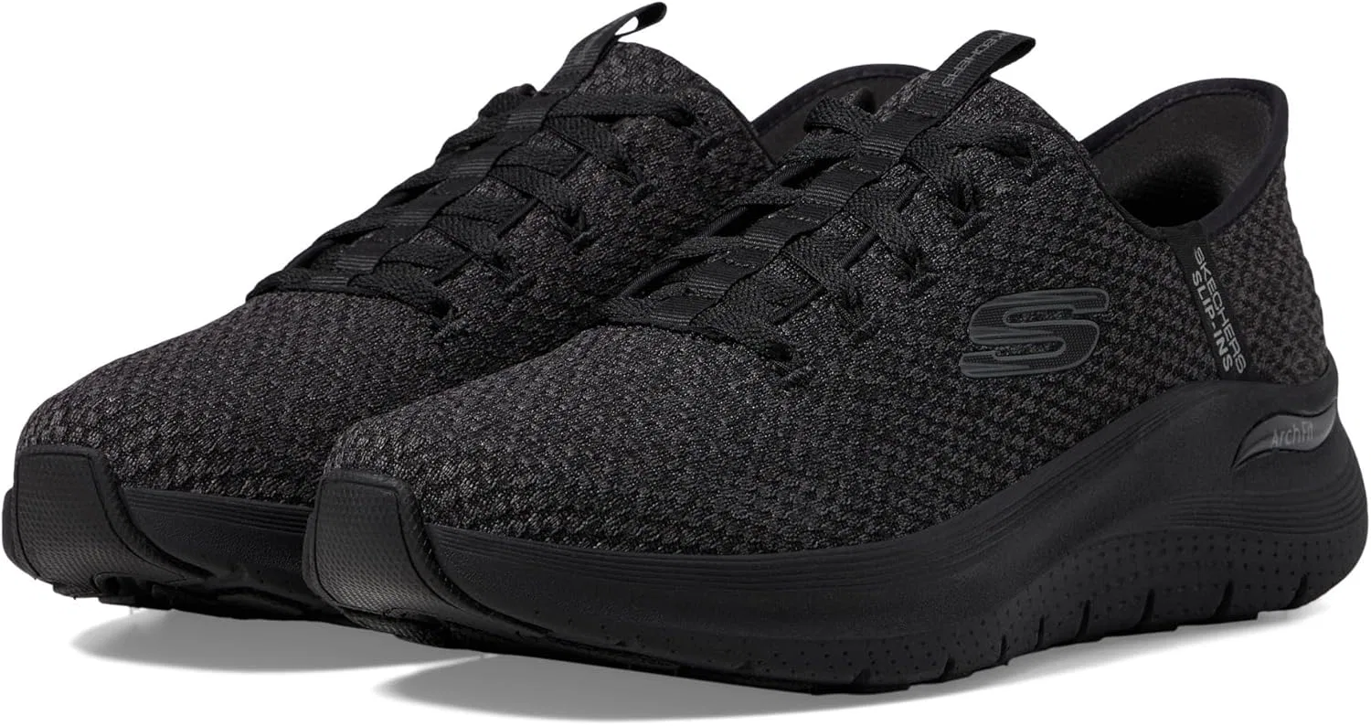 Мужские кроссовки Skechers 232462ww, Black Knit — фото 2