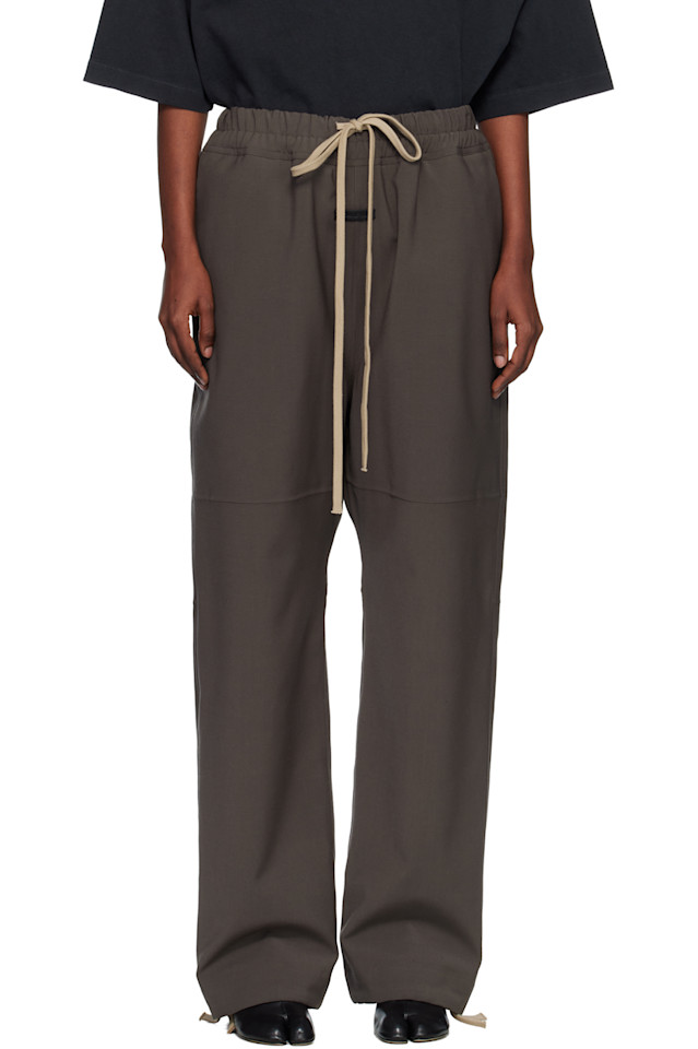 

Fear Of God Серые брюки с разрезом на колене