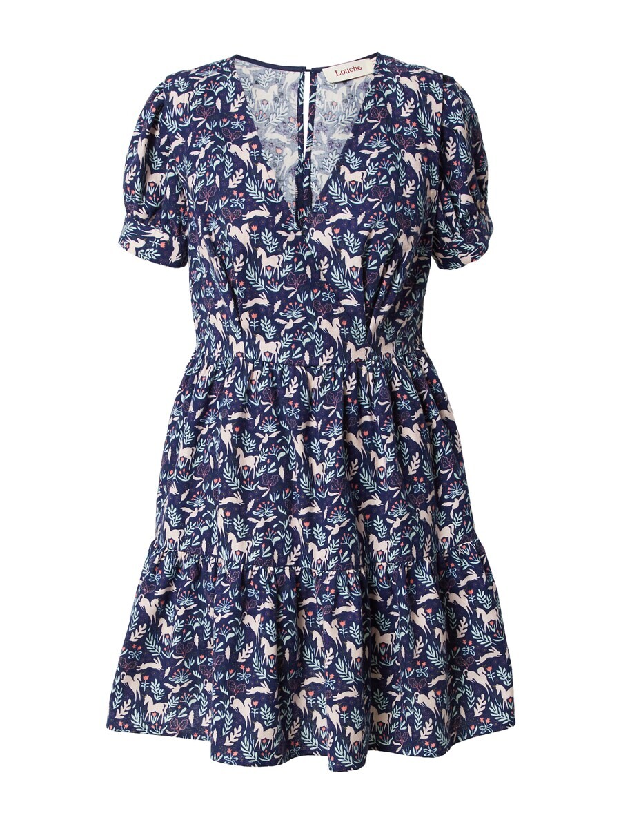 

Мини платье Louche Dress SAARA, темно-синий
