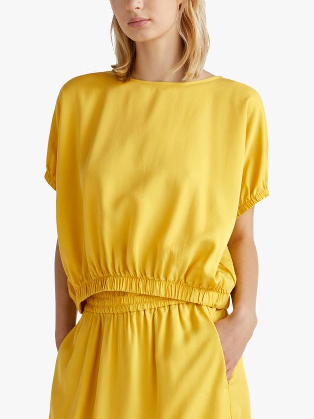 

Блузка с круглым вырезом и рукавами кимоно Benetton