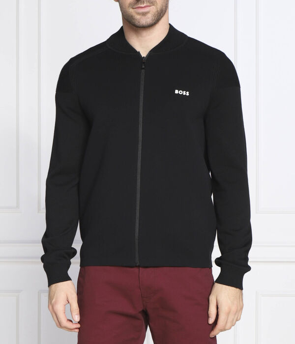 

Свитер Зальфар Regular fit Boss Green, черный