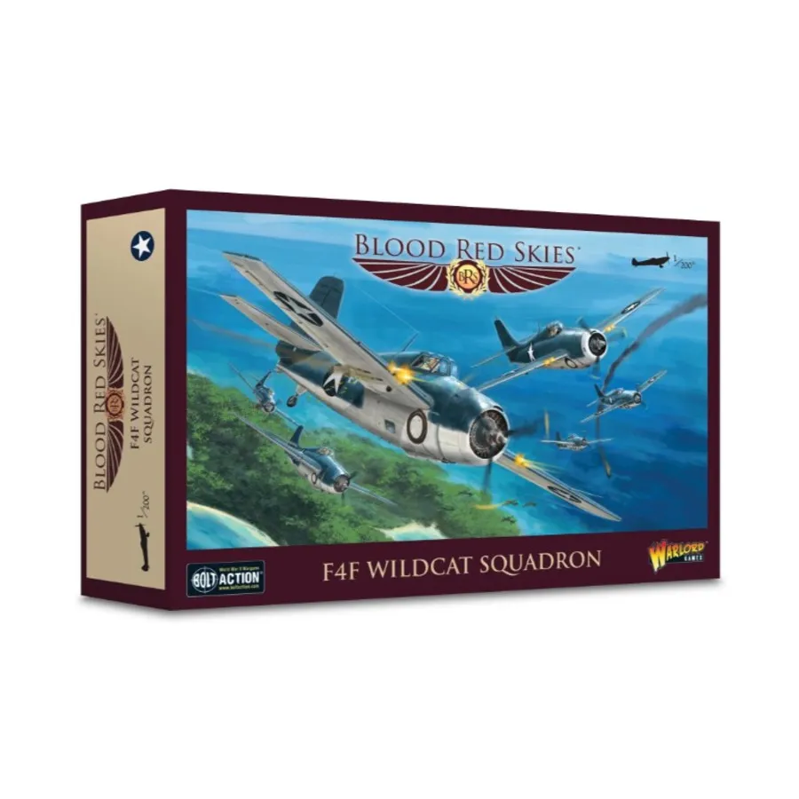 

F4F Wildcat Squadron (смола), Blood Red Skies - United States (1:200)