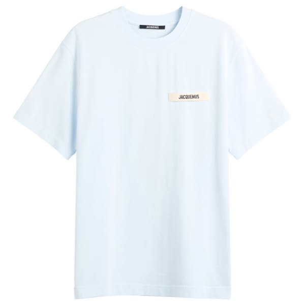 

Футболка из грогрена Jacquemus, светло-синий 2