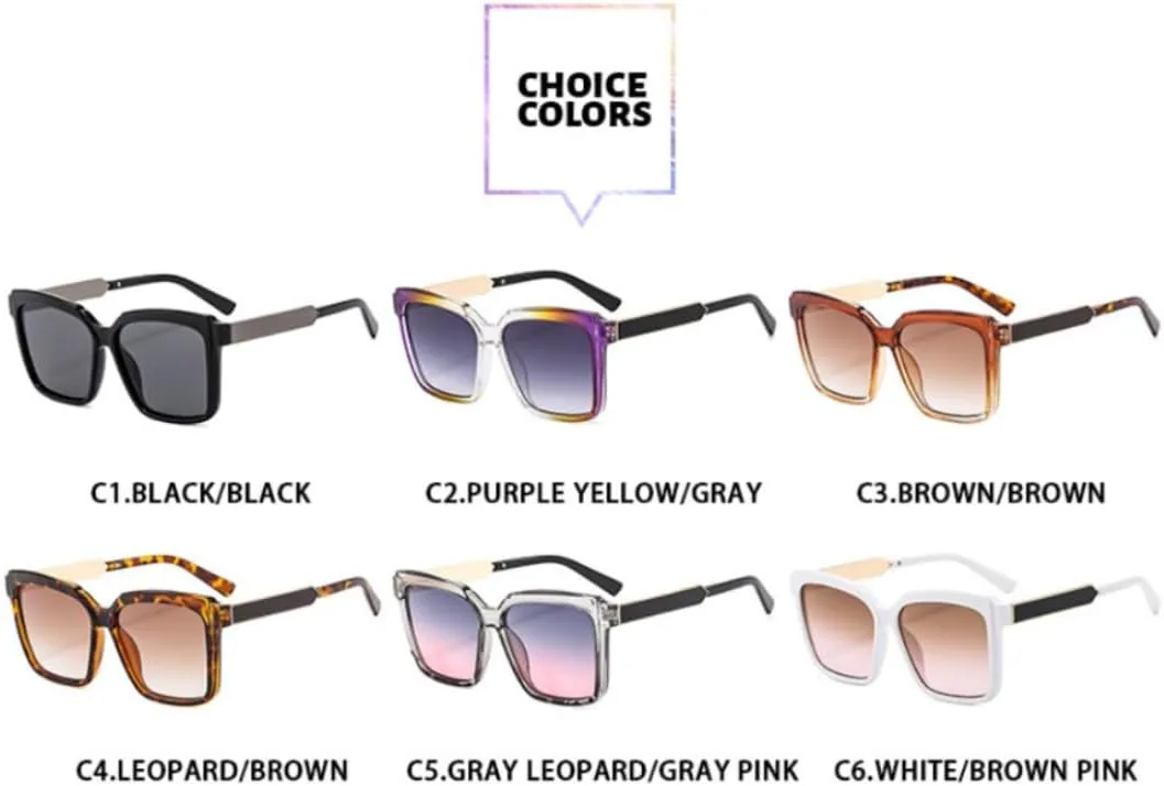 

Солнцезащитные очки для мужчин и женщин - защита UV400 - большая оправа с градиентными линзами для занятий спортом на открытом воздухе и вождения DSVIGF, Grey