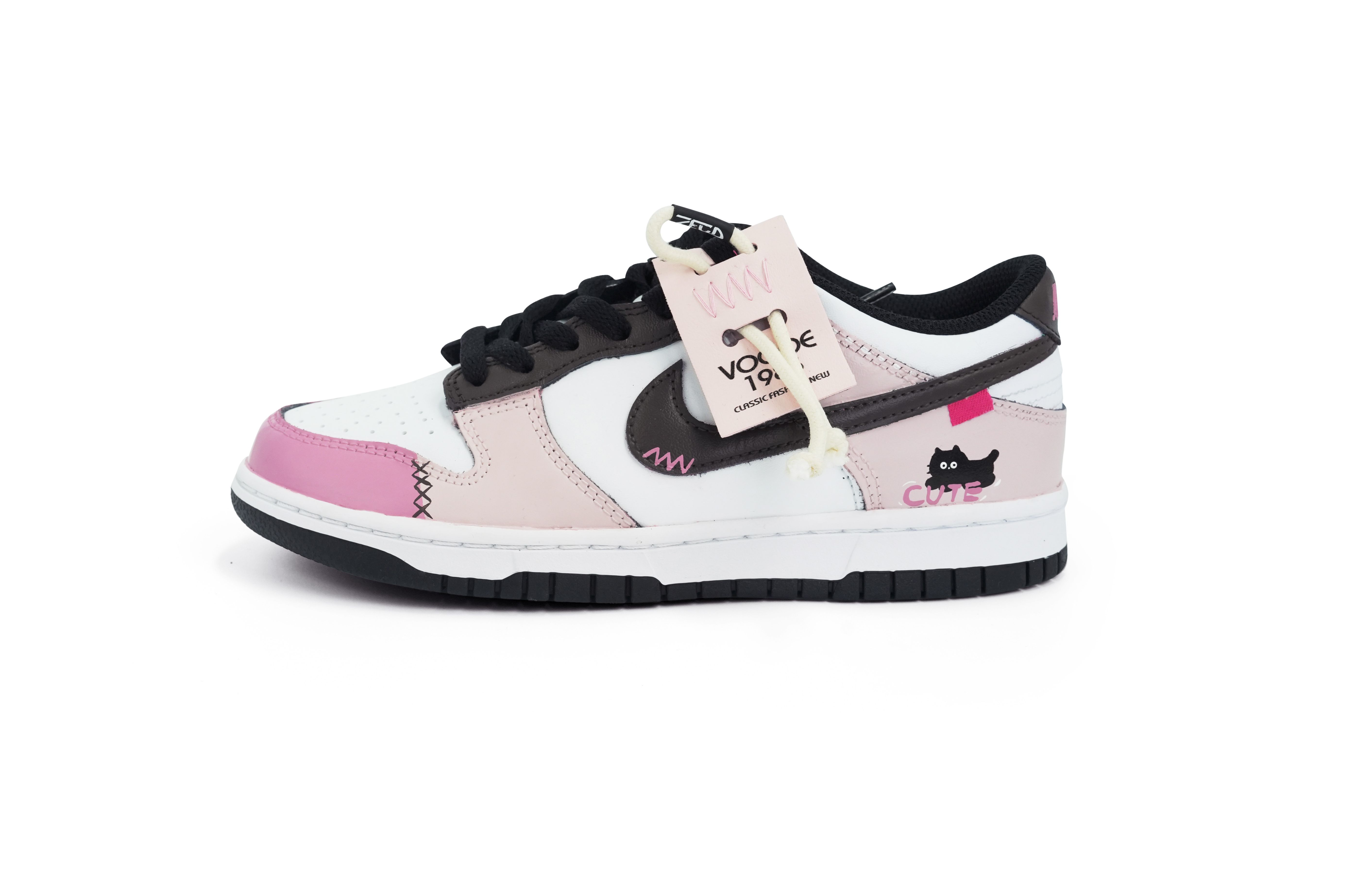 

Детские скейтерские кроссовки Dunk Grade School Nike, розовый