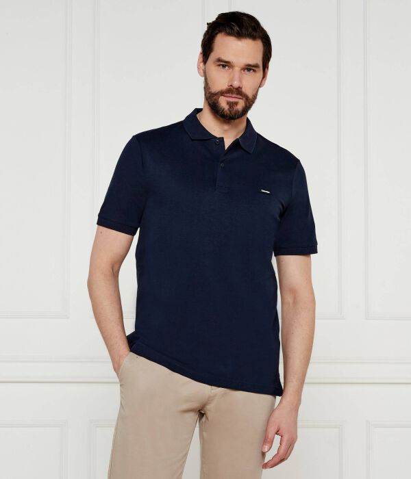 

Рубашка поло Slim fit Calvin Klein, синий