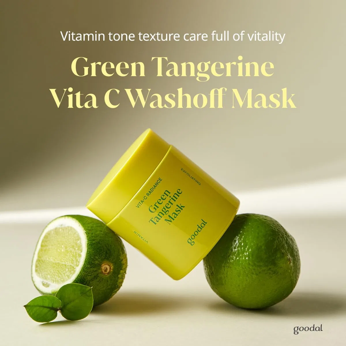 Маска для лица Goodal — Пленка Green Tangerine Vitamin C Wash-off Mask, гель, 110 г — фото 2