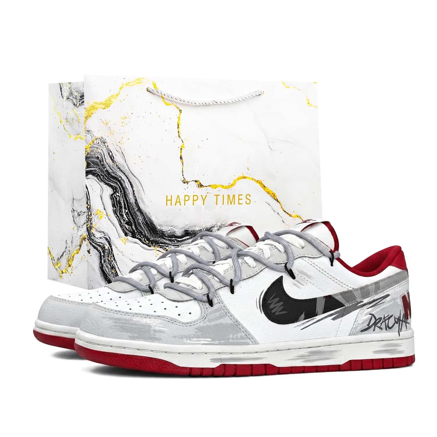 Кроссовки скейтбордические Nike Big Light Gray
