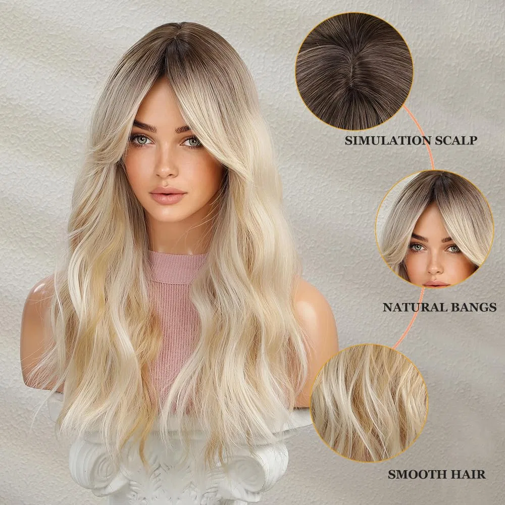 Женский длинный волнистый парик Esmee омбре блонд Esmee, Ombre Blonde — фото 3