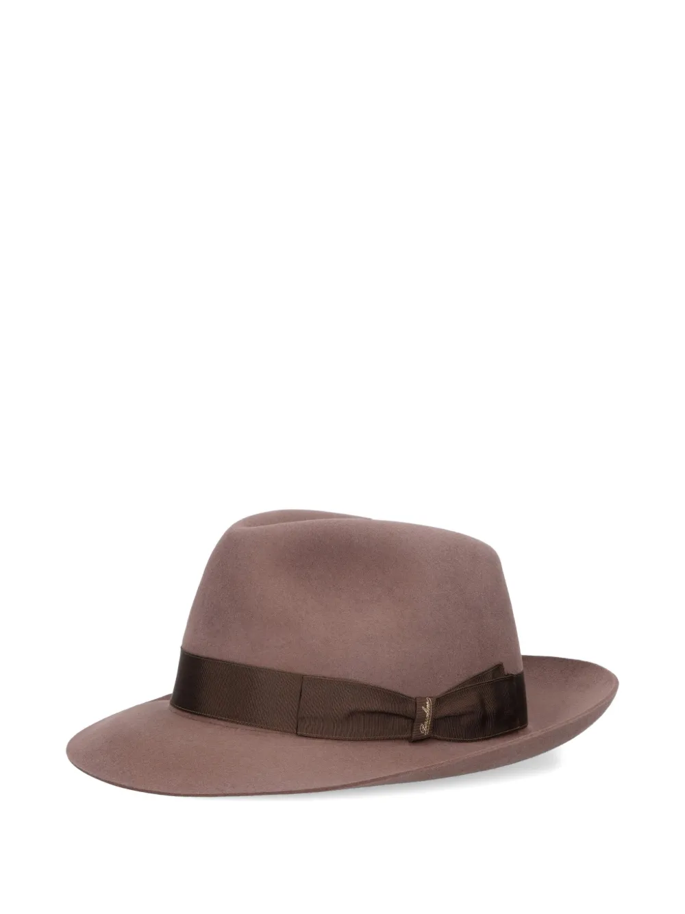 

Фетровая шляпа с лентой Borsalino, коричневый