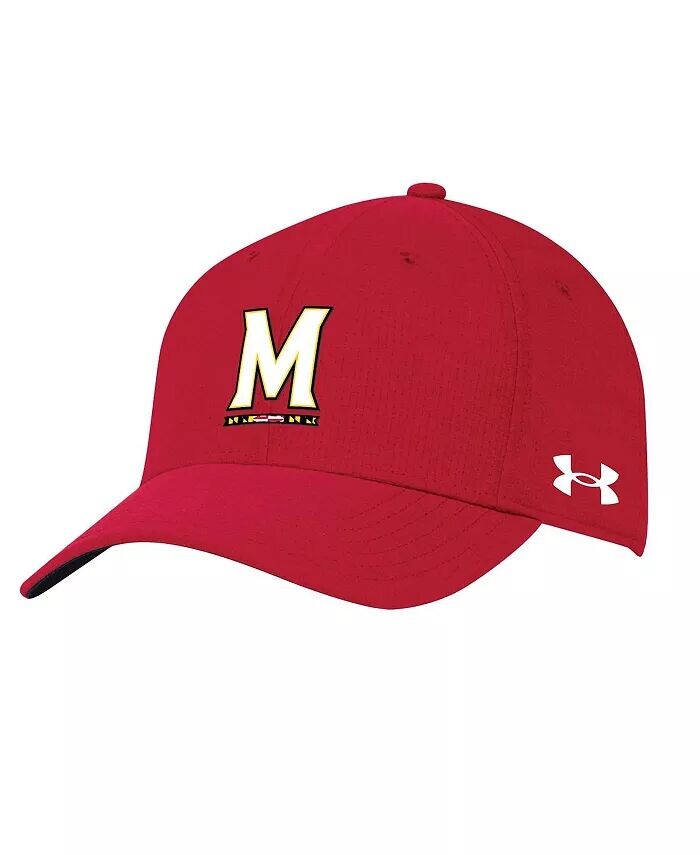 

Мужская красная кепка Maryland Terrapins Airvent Performance Flex Under Armour