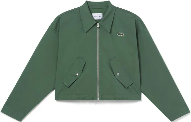 Женское пальто Lacoste SS23, короткое, Tree Green