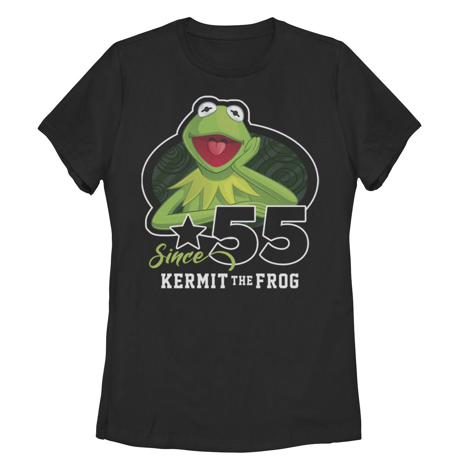 

Футболка с рисунком «Маппеты-юниоры» «Лягушонок Кермит» «Зеленая с 55 лет» Licensed Character