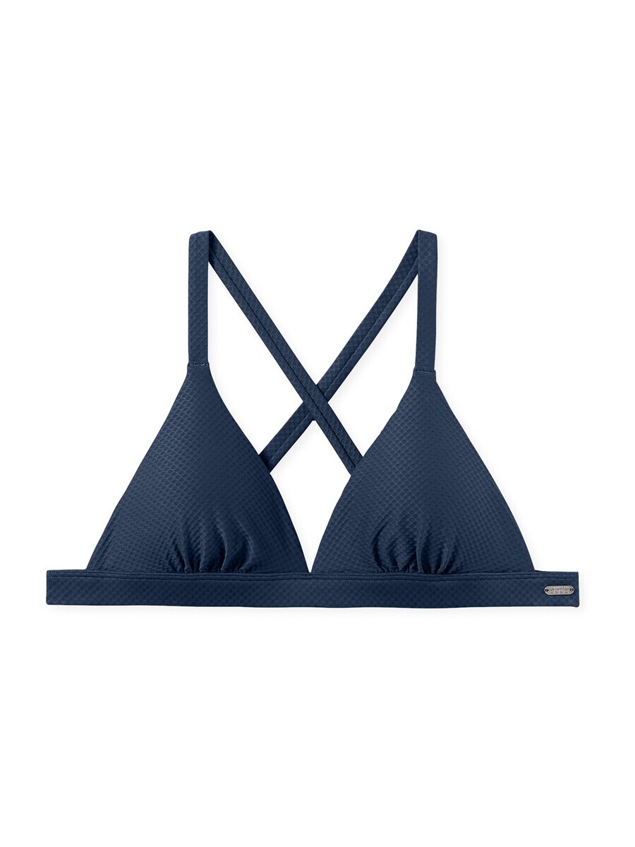 

Треугольный бикини-топ SCHIESSER Triangle Bikini Top Mix & Match Swim, синий