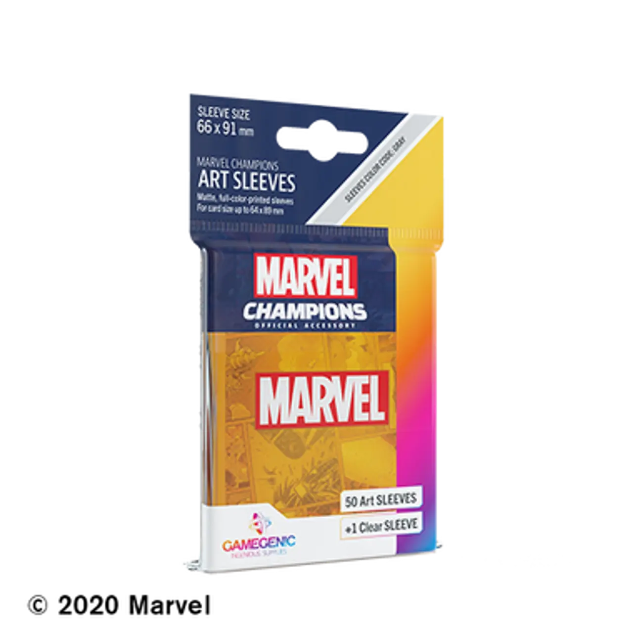 

Карточная игра Game Genic Sleeves: Marvel Champions - Marvel Orange