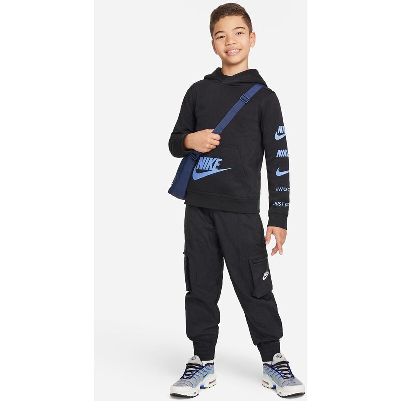 Hooded sweatshirt b nsw si flc po hoodie bb Nike, черный — фото 4