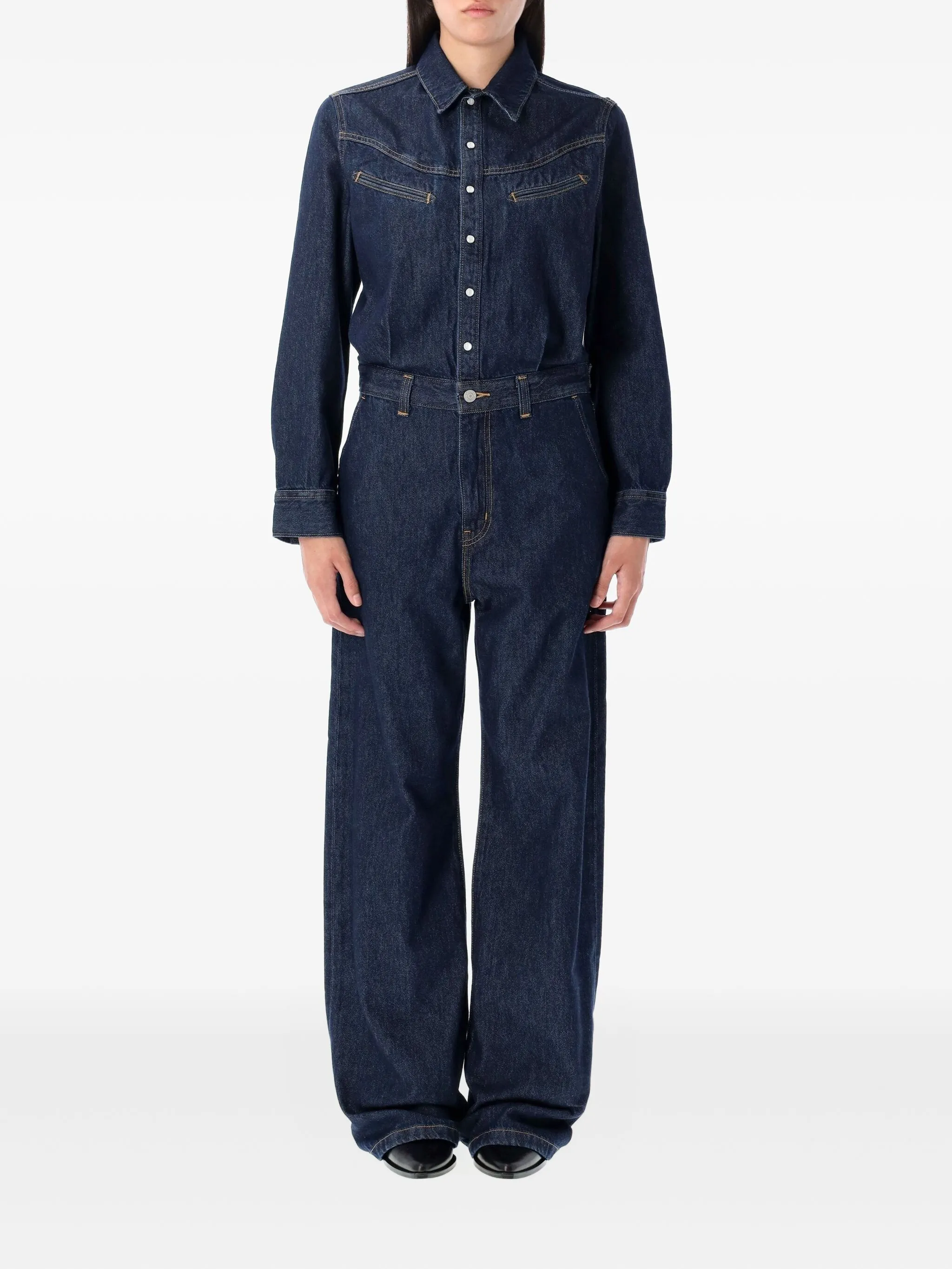 

Джинсовый комбинезон Rinoa с широкими брюками Levi'S, синий