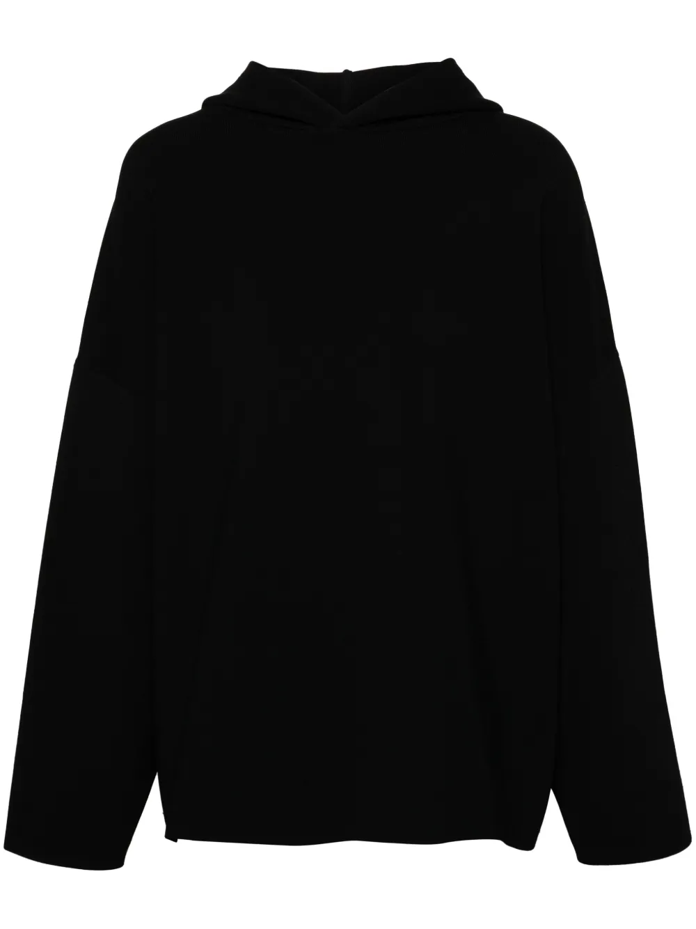 

Трикотажное худи BALENCIAGA, черный