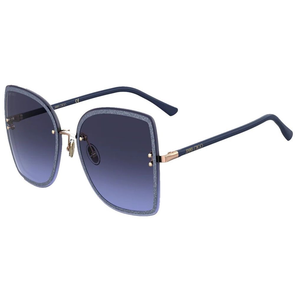 

Солнцезащитные очки из синей смолы Jimmy Choo Eyewear