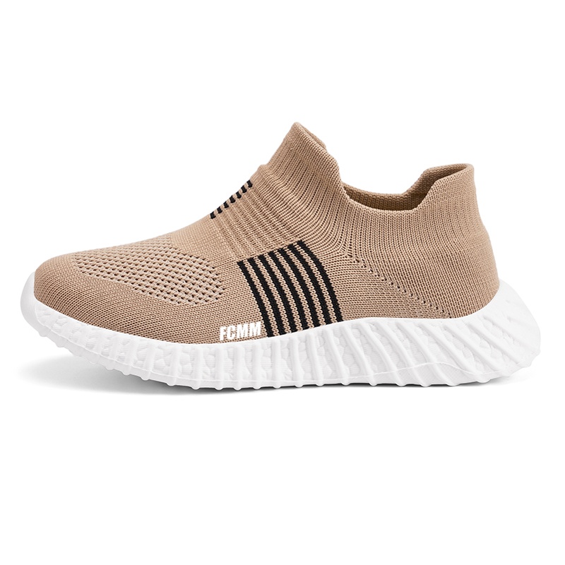 

Прочные дышащие низкие повседневные кроссовки для детей FCMM, хаки