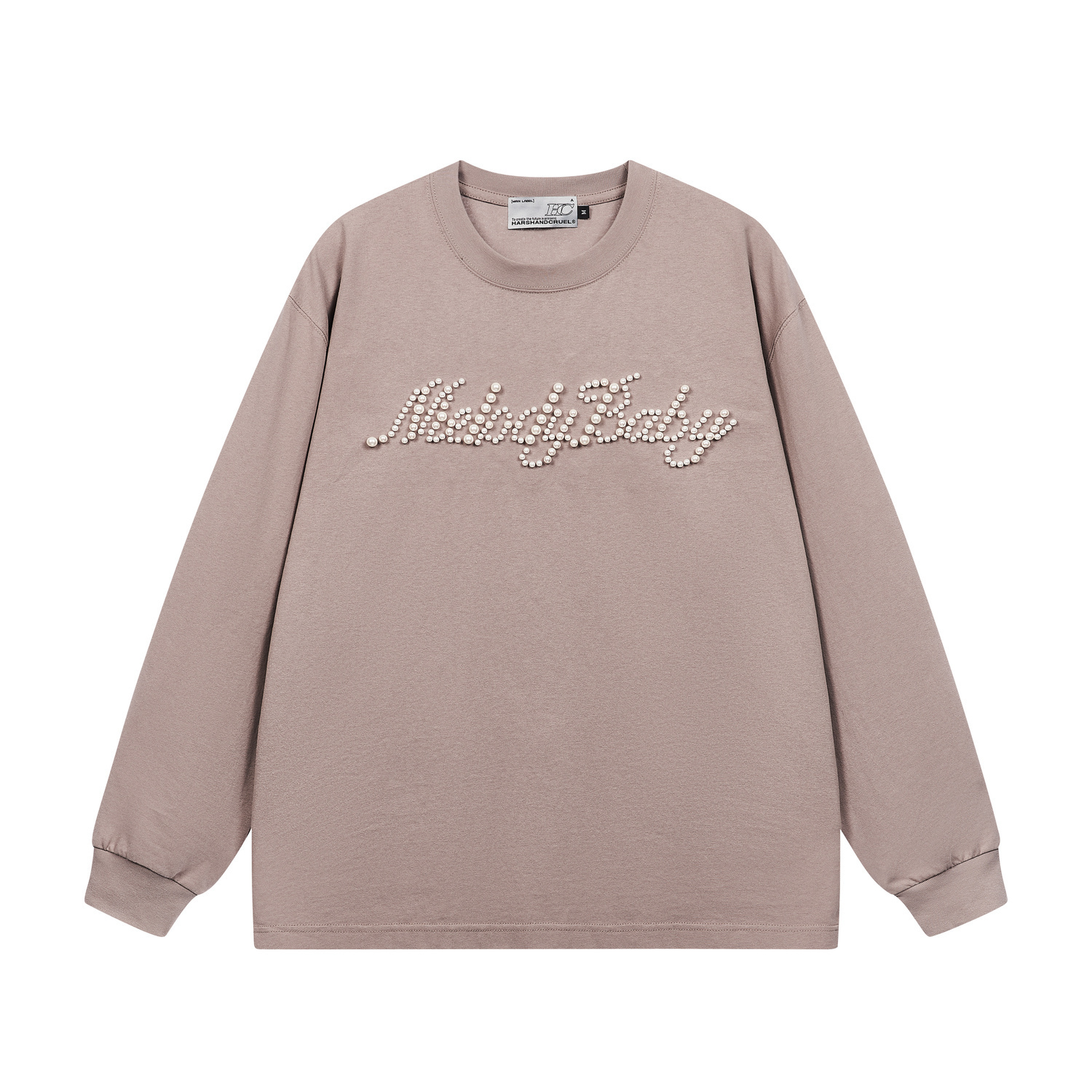 

Футболка с длинными рукавами унисекс HARSH AND CRUEL, коричневый