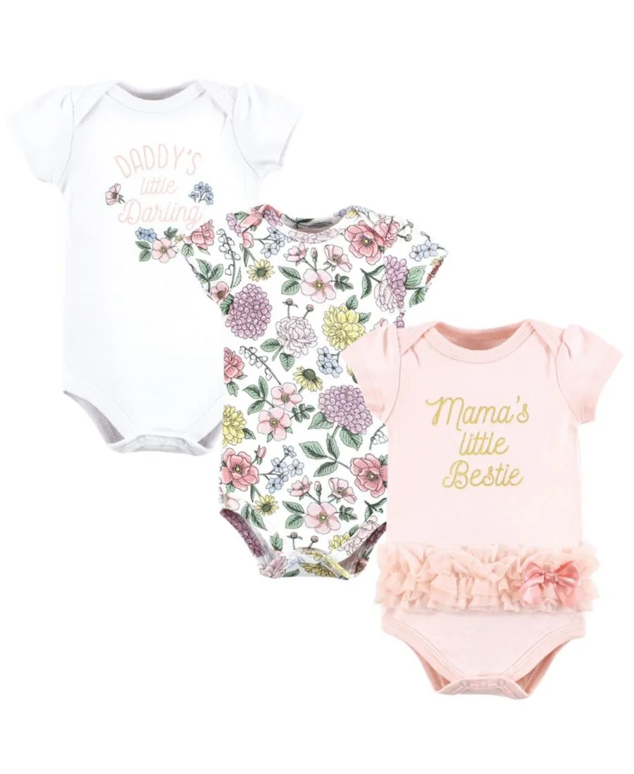 Комплект из 3 хлопковых боди Hudson Baby, Girl Daddy