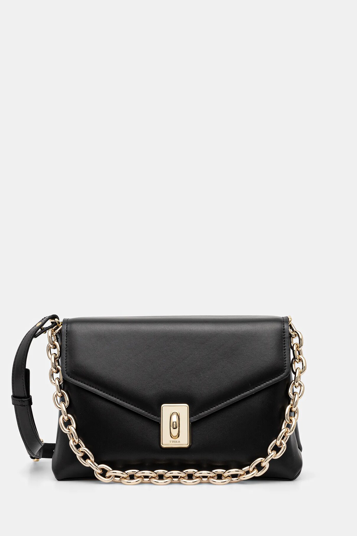 

Сумка из кожи Furla, черный