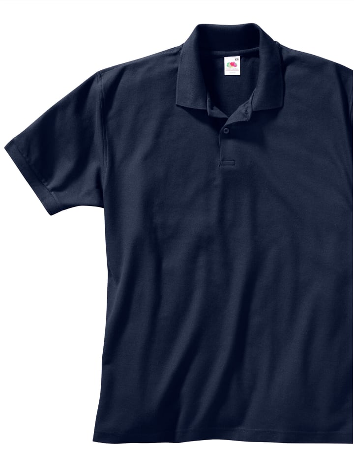 

Рубашка поло темно-синего цвета Fruit of the Loom