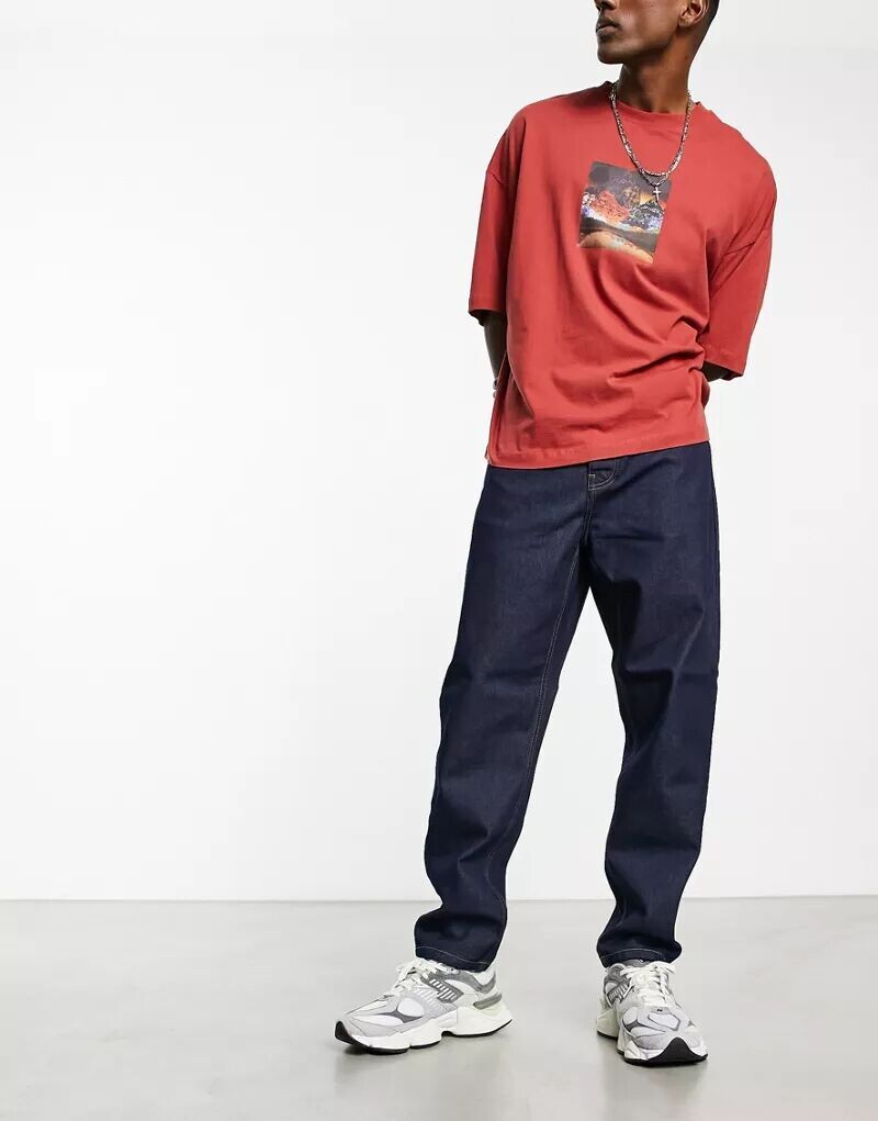 

Черные зауженные джинсы свободного кроя Carhartt WIP Newel